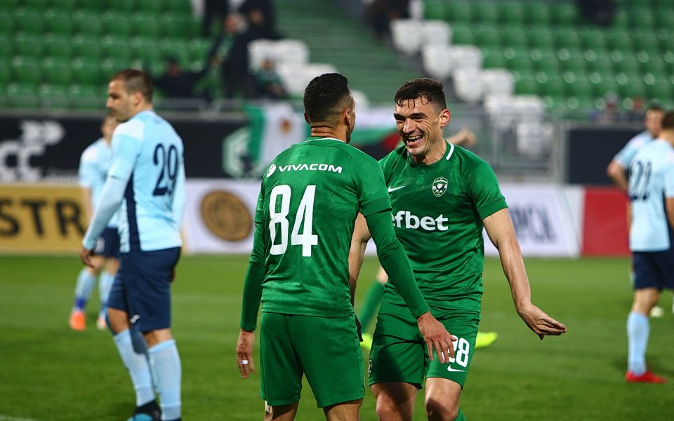 Лудогорец разби с 5:1 Дунав Русе в двубой от 24-ти