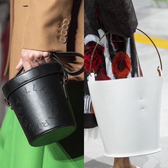 <p><b>Чанти тип кофа</b></p>

<p>Така наречените bucket bags или чанти тип кофа не са напускали модната сцена в последните няколко години. Този моден сезон моделът става още по-близък до &bdquo;оригинала&ldquo; &ndash; домашната кръгла кофа.</p>