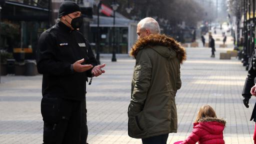  <p>Трогателно обръщение от полицаите</p> 