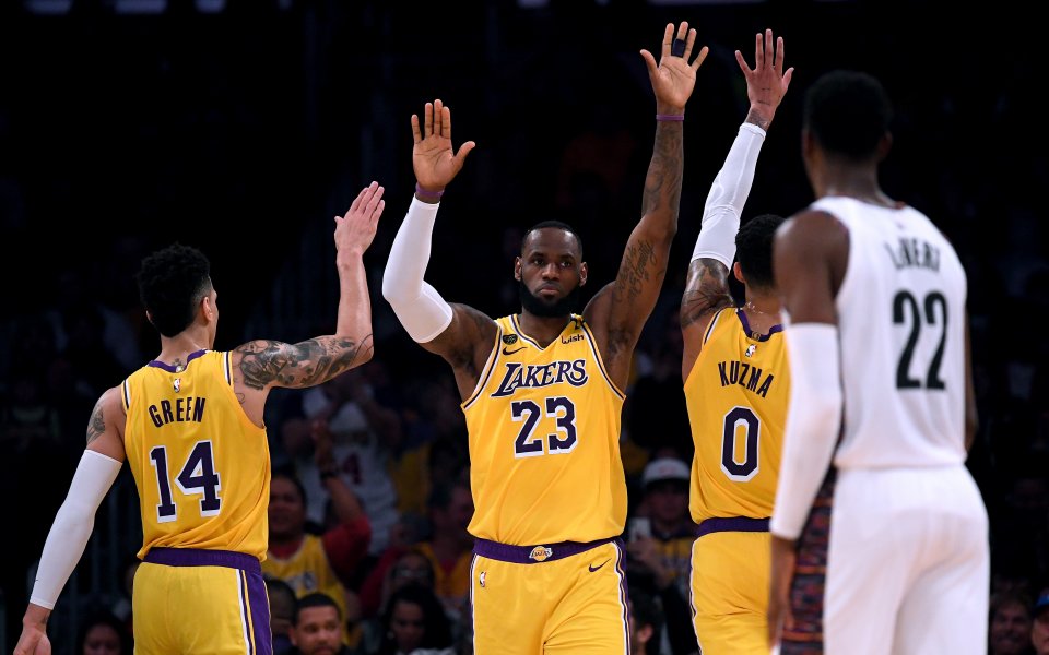 Баскетболистите и треньорският щаб на Лос Анджелис Лейкърс ще бъдат
