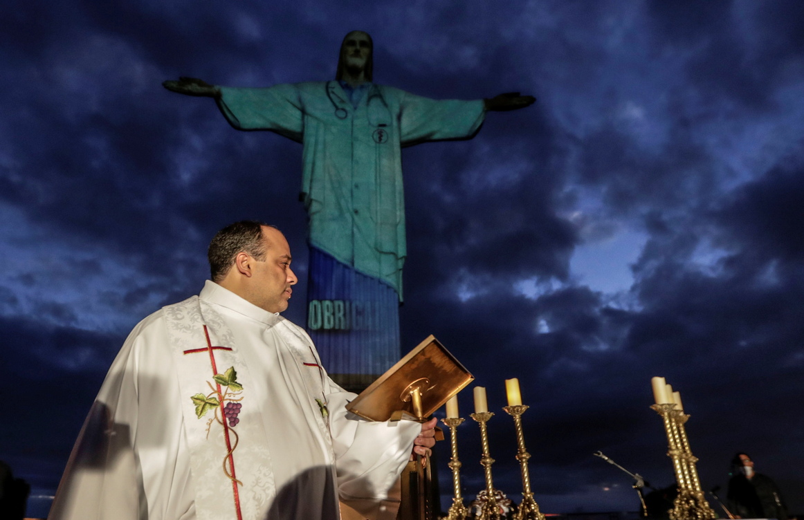 <p>Статуята на Христос в Рио де Жанейро</p>