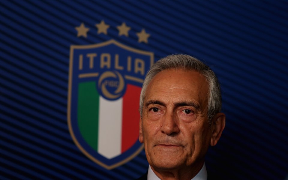 Президентът на Италианската футболна федерация Габриеле Гравина даде интервю пред