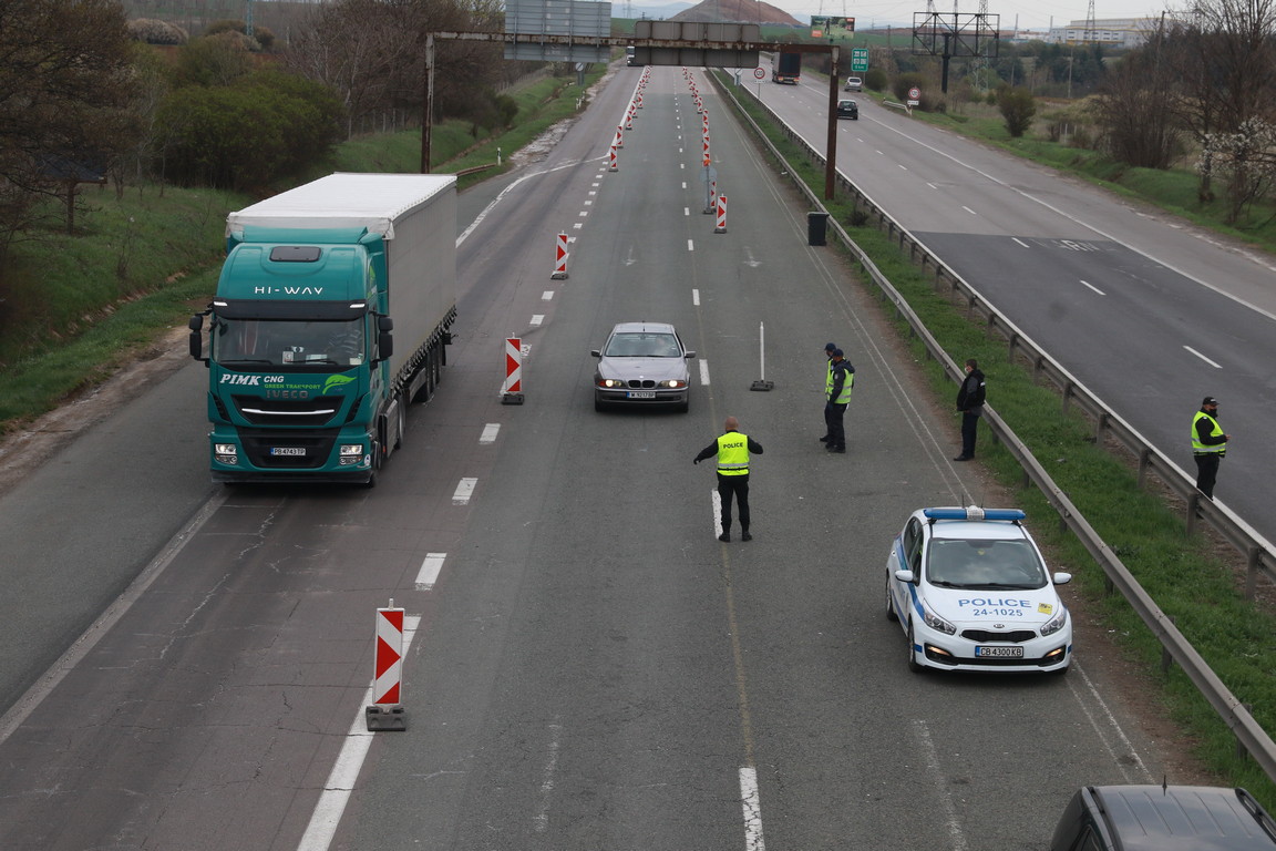 <p>Автомагистрала &quot;Хемус&quot; в посока София</p>