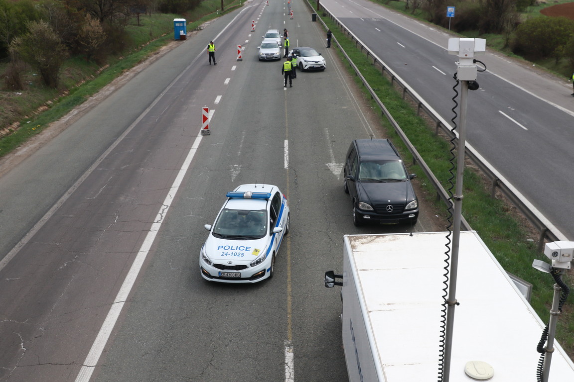 <p>Автомагистрала &quot;Хемус&quot; в посока София</p>