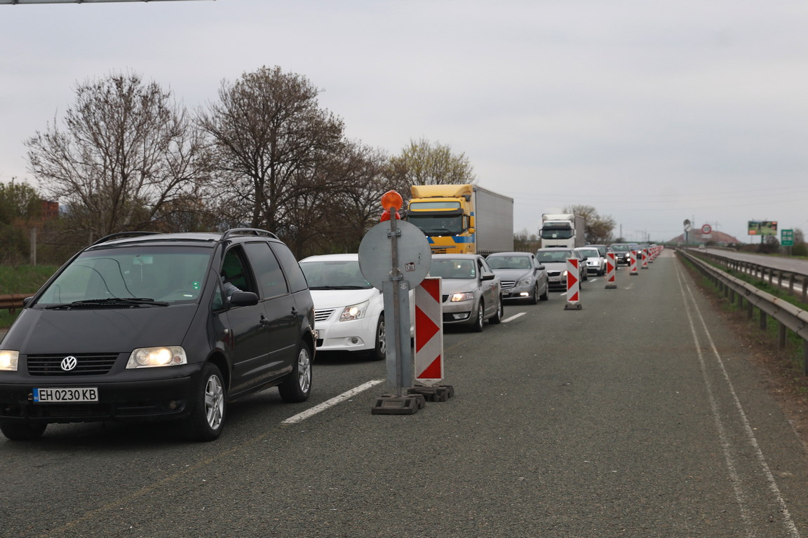 <p>Автомагистрала &quot;Хемус&quot; в посока София</p>