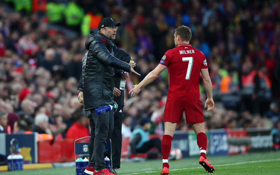 Джеймс Милнър си спомни точно какво е казал Юрген Клоп