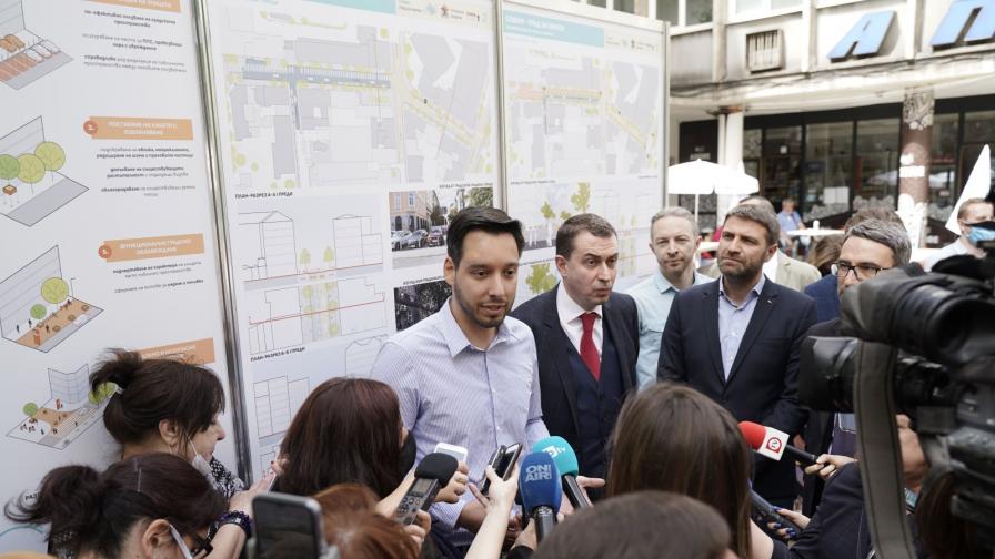  Нова пешеходна зона в центъра на София 