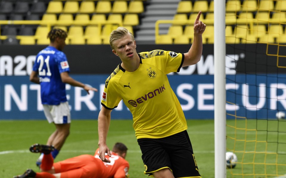 Нападателят на Борусия Дортмунд - Ерлинг Халанд, коментира мача от