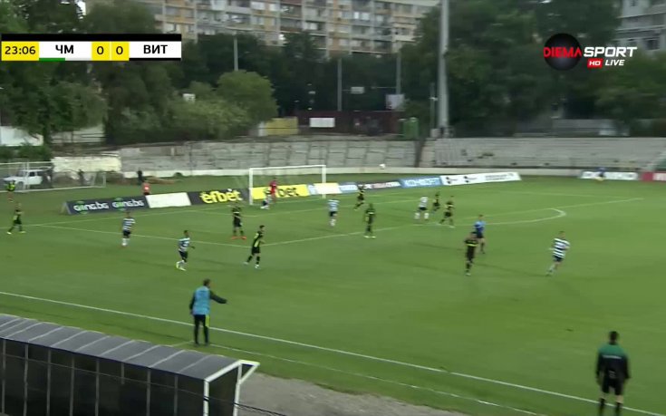 Черно море 1:0 Витоша Бистрица /първо полувреме/