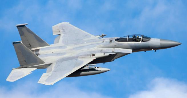 Свят Американски F 15 се разби в Северно море По време