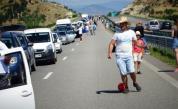  Огромна опашка от коли за влизане в Гърция (СНИМКИ) 