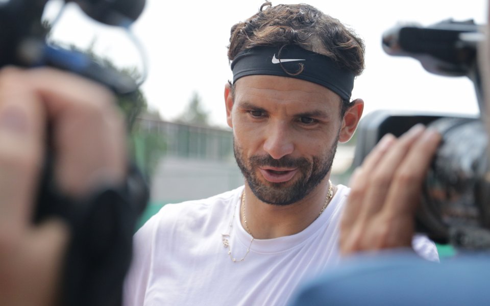 Българската тенис звезда Григор Димитров се прибра в родния си