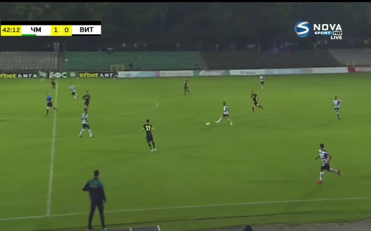 Черно море - Витоша 1:0 /първо полувреме/