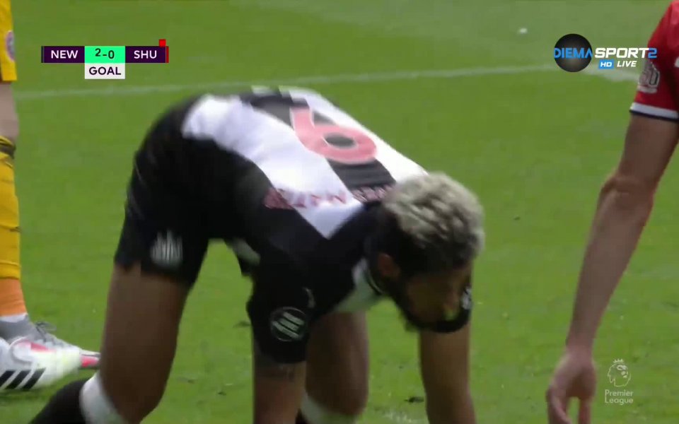 Нюкасъл победи Шефилд Юнайтед с 3:0 на "Сейнт Джемсис Парк".