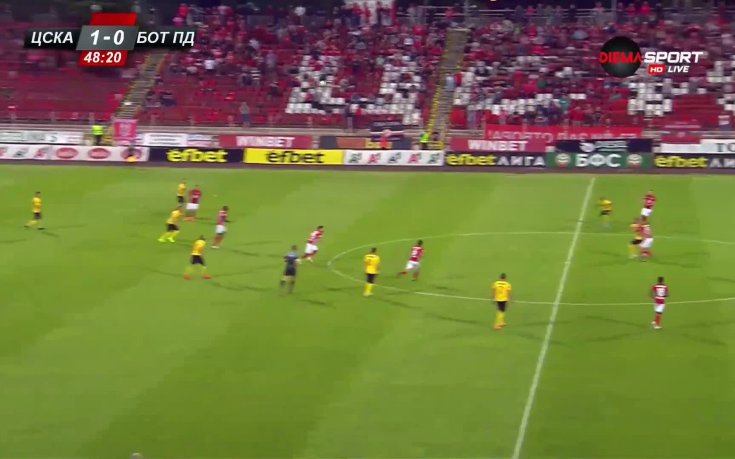 ЦСКА - Ботев Пловдив 2:0 /репортаж/