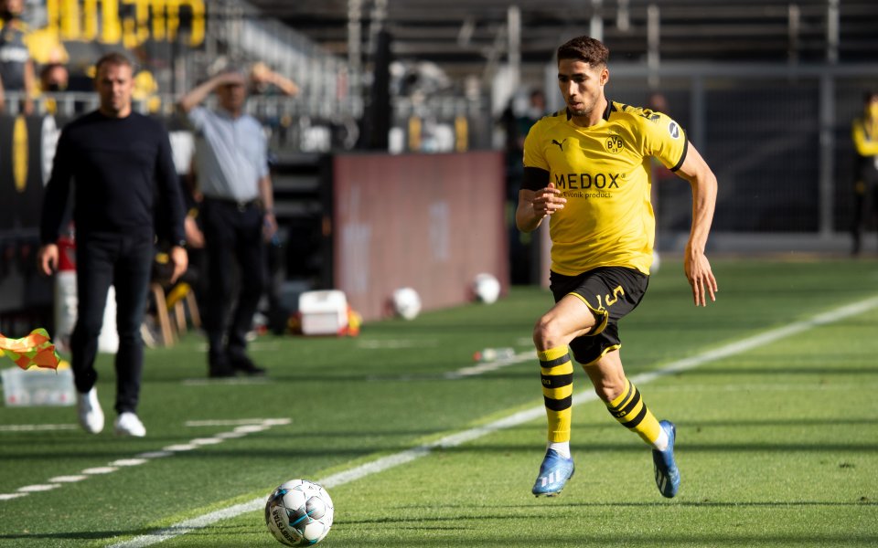 В Италия съобщиха, че Ашраф Хакими е подписал петгодишен договор