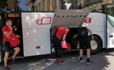 ЦСКА пристигна за финала