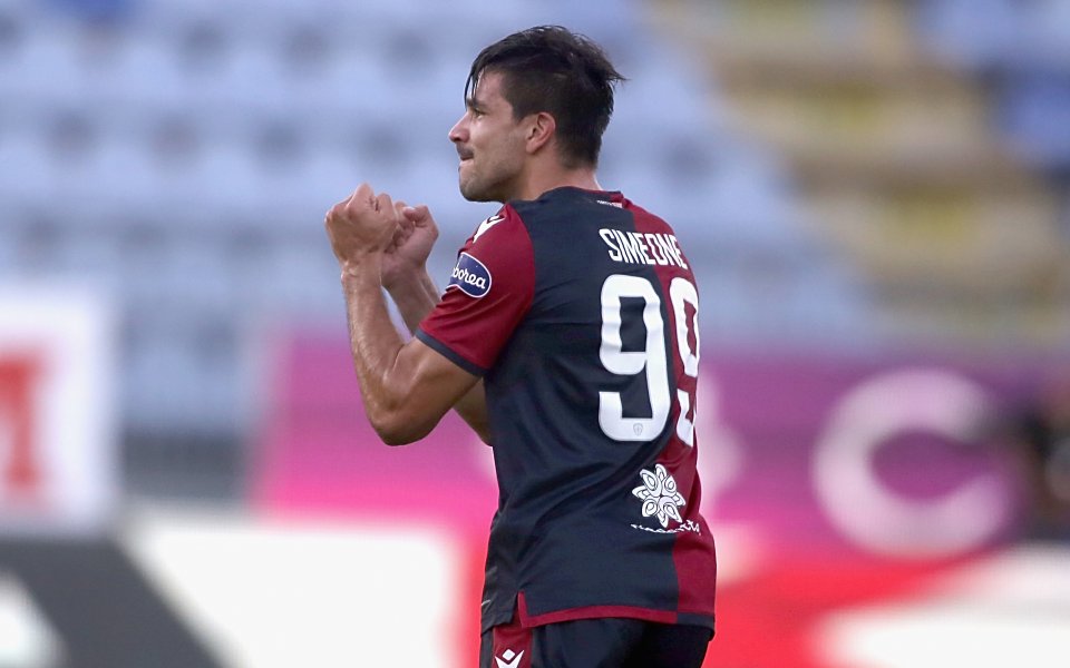 Нападателят на Каляри Джовани Симеоне призна, че иска много да