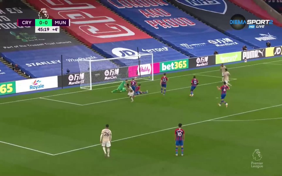 Отборите на Кристъл Палас и Манчестър Юнайтед се прибраха при