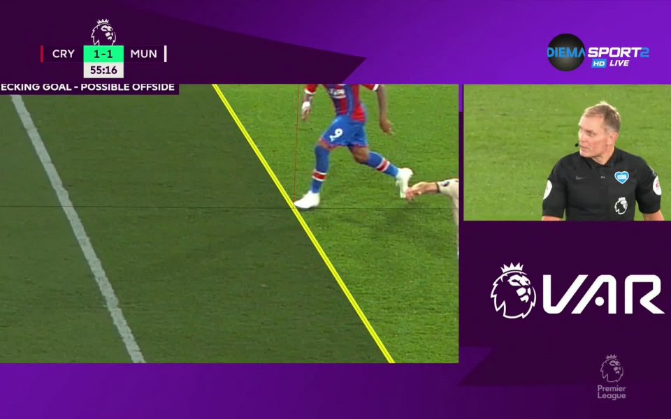 Отборът на Манчестър Юнайтед надви с 2:0 Кристъл Палас в