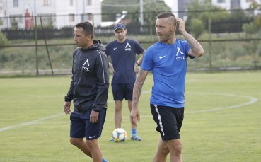 Поливалентният футболист Орлин Старокин направи първа тренировка с Левски София