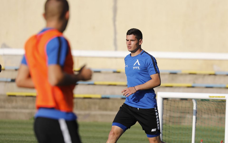 Иван Горанов тренира с Левски тази сутрин, а по-късно днес