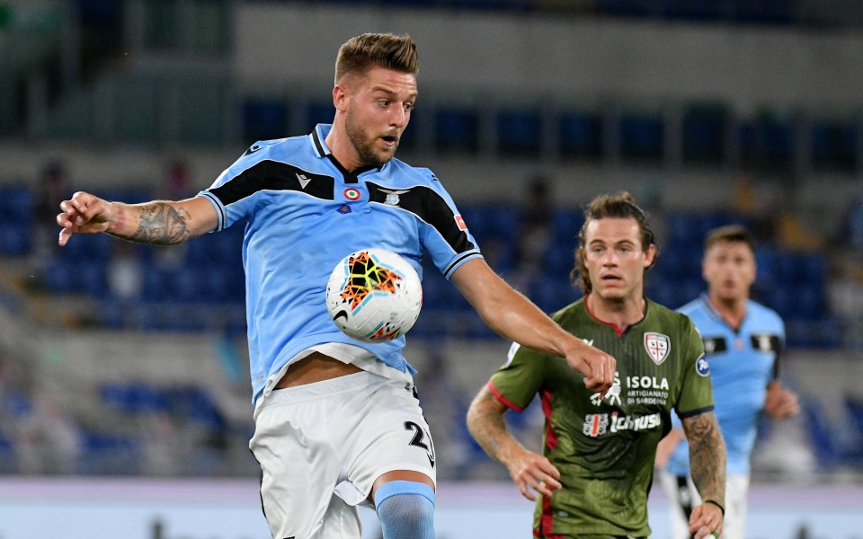 Футболистът на Лацио Сергей Милинкович-Савич е взел решение да остане