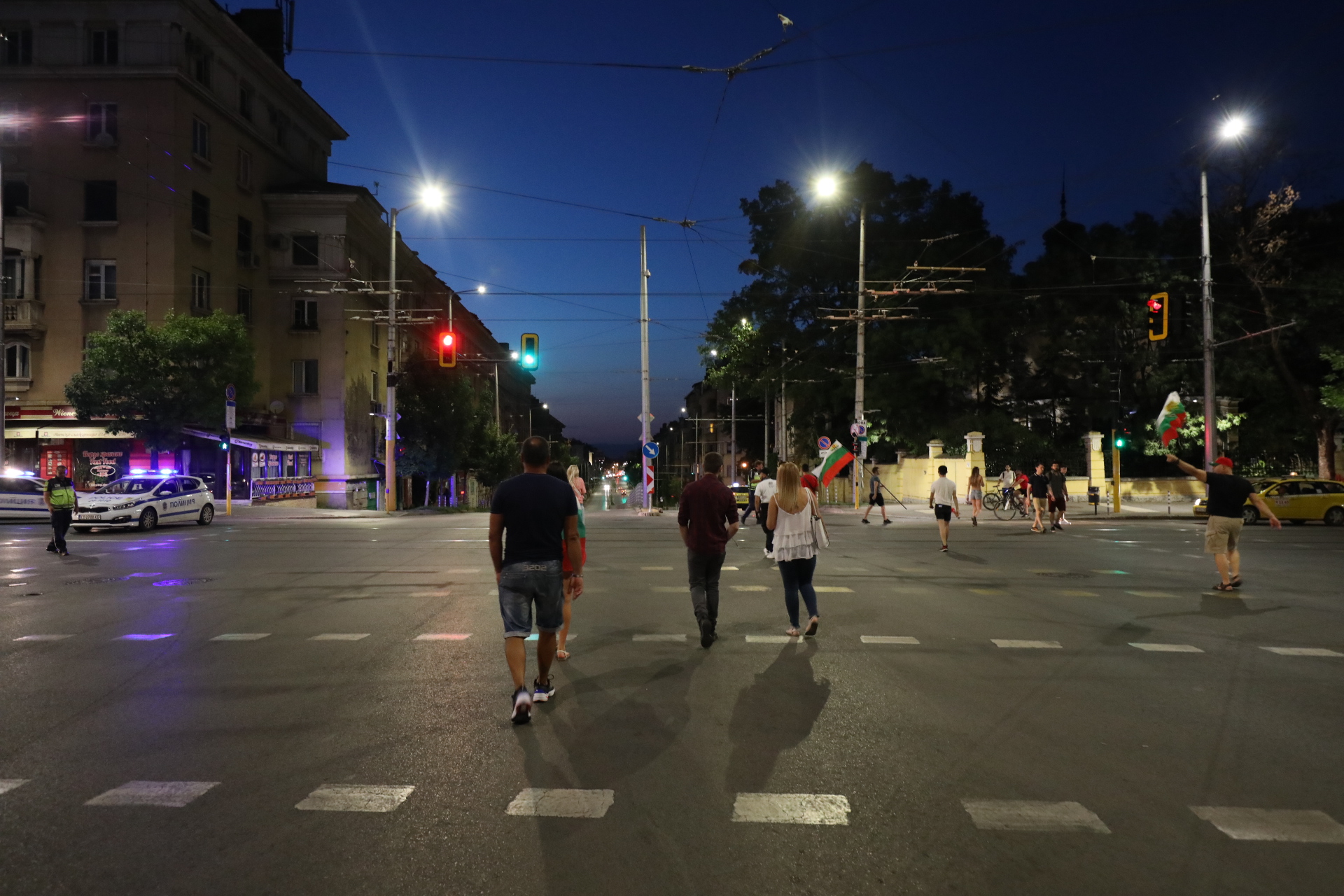 16-ти ден на протести срещу властта в София.