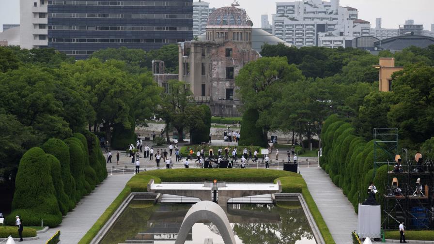 Минута мълчание в Япония за жертвите от Хирошима