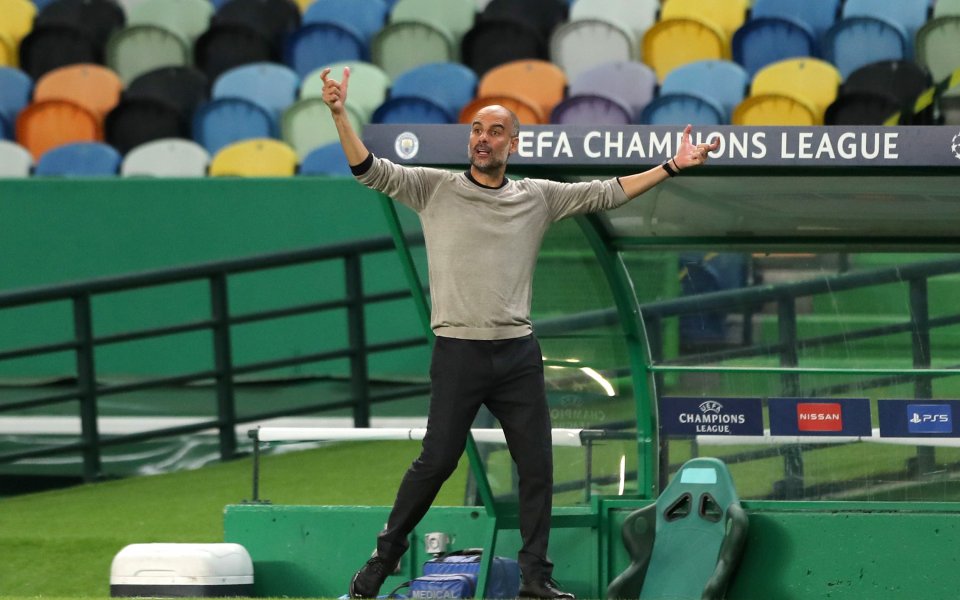 Наставникът Пеп Гуардиола не може да класира свой тим на