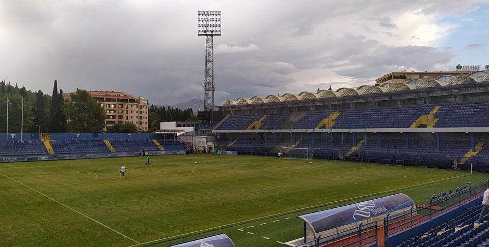 Градски стадион в Подгорица1