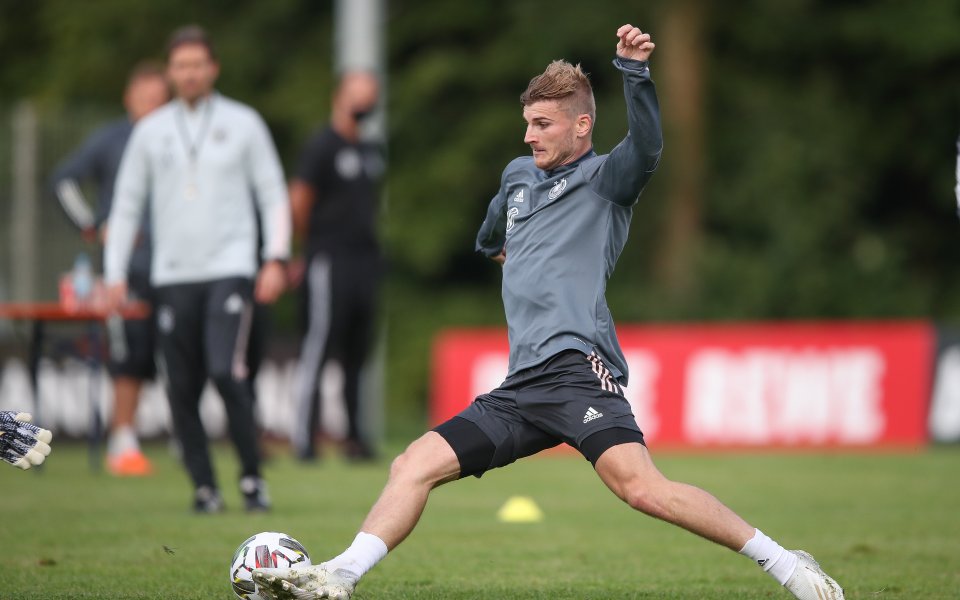 Едно от новите попълнения на Челси Тимо Вернер говори пред