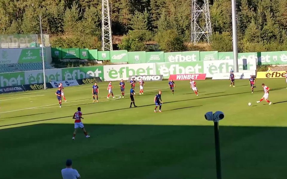 Даниел Младенов откри резултата в контролата на ЦСКА 1948 със