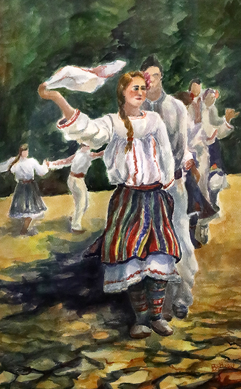 <p>Хороводка /акварел/</p>