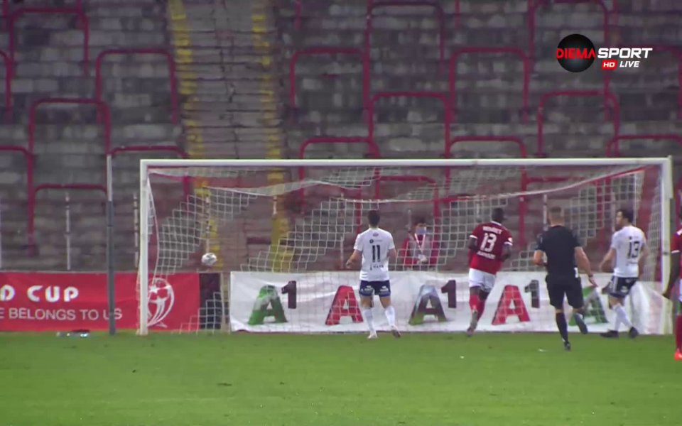 С първия си гол за ЦСКА Георги Йомов направи 2:0