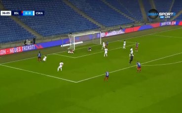Базел - ЦСКА 0:0 /първо полувреме/