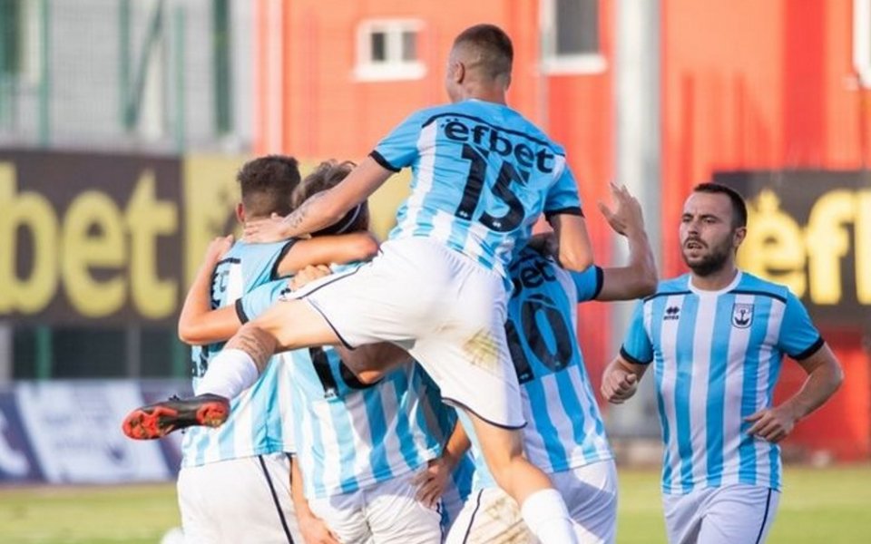 Созопол се отпуши с първа победа в първенството, небесносините спечелиха срещу Янтра Габрово