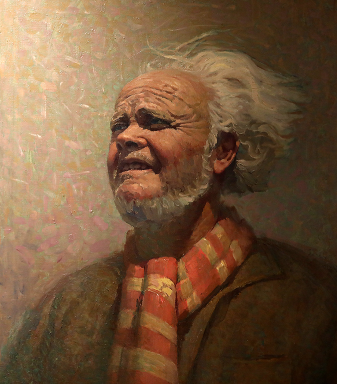 <p>Никола Вълчев, Портрет на художника Стоян Венев 1974 г.</p>
