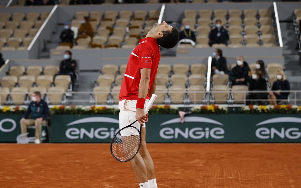 Новак Джокович, полуфинал срещу Циципас, Ролан Гарос