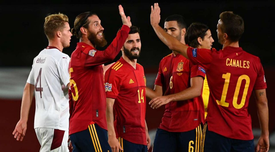 Spain - Switzerland / Nations League, League A, Group 4, 10.10.2020