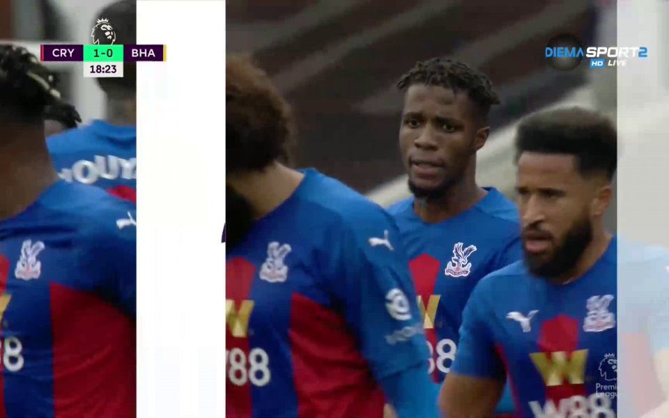 Кристъл Палас получи дузпа в 17-ата минута в дербито срещу