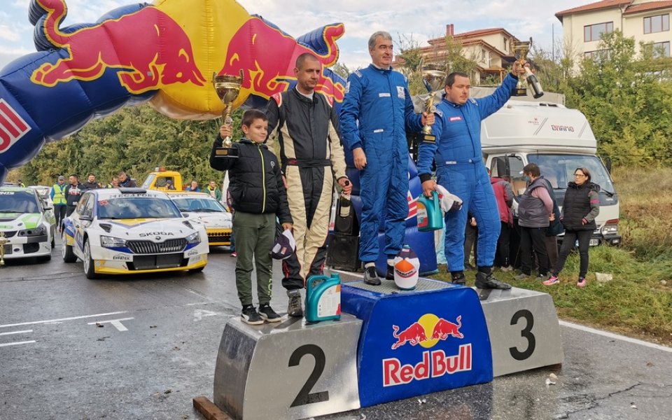 Пилотът на Мегапорт Рейсинг Мирослав Ангелов с Skoda Fabia R5