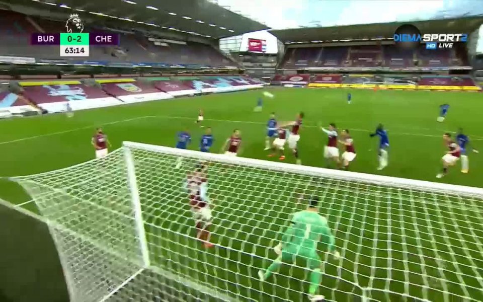 Отборът на Челси записа класическа победа с 3:0 над Бърнли