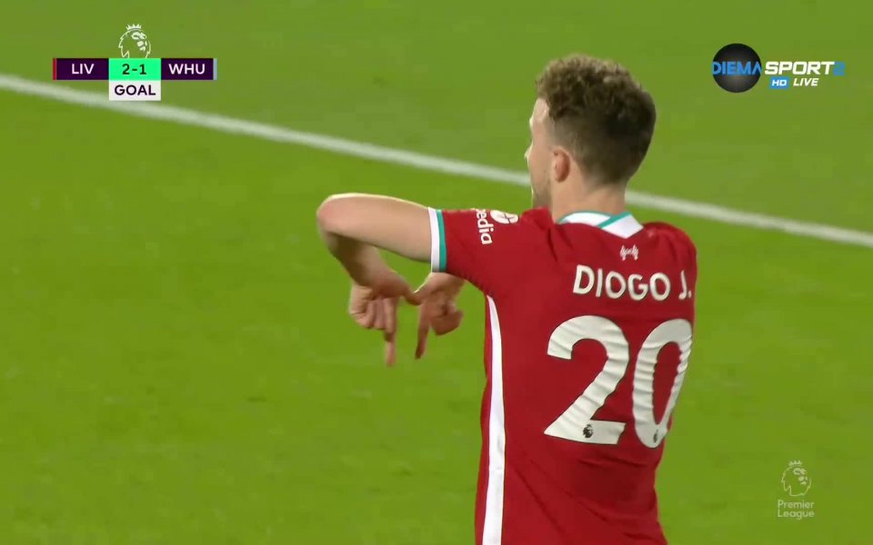 Ливърпул направи пълен обрат на резултата срещу Уест Хем и