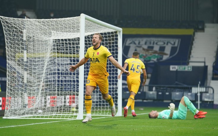 Вездесъщият Кейн качи Тотнъм на върха със своя 150-и гол във Висшата лига