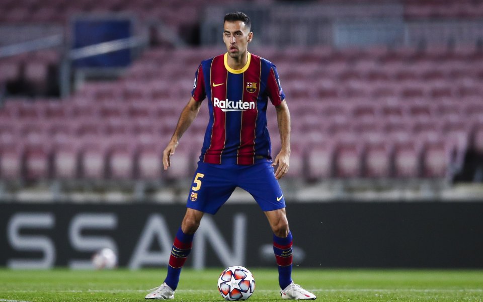 Полузащитникът на Барселона Серхио Бускетс ще отсъства от игра в