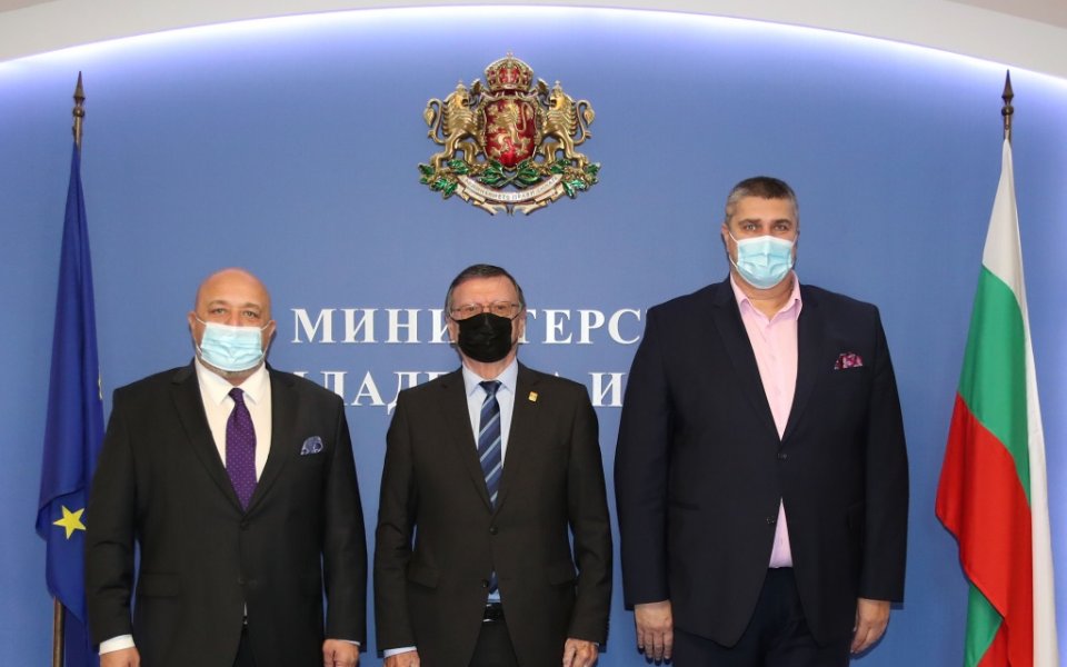 Министър Кралев се срещна с президента на CEV - Александър Боричич