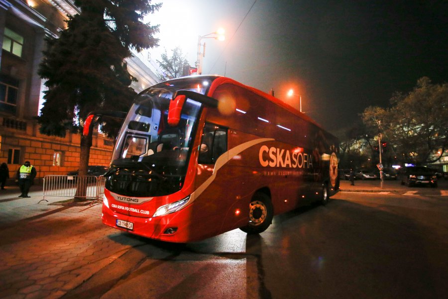Новият автобус на ЦСКА1