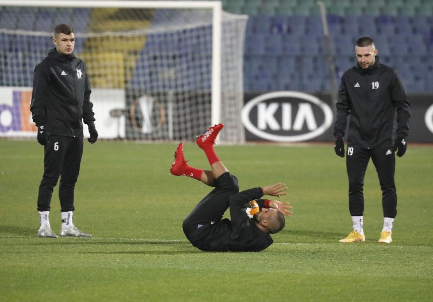 Тренировка на ЦСКА преди домакинството на Рома в Лига Европа1