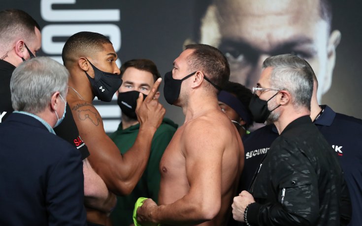 Голямо напрежение беляза кантара на Джошуа - Пулев